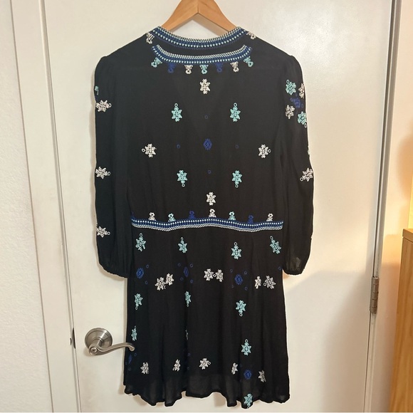 Women’s Free People Mini Dress Sz: S/P Black & Multicolor - Picture 2 of 8